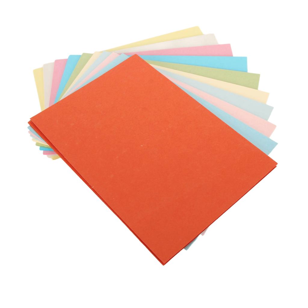 200Pcs Colorful Cardstock 15 X 10Cm Printable Blank Note Card Pearlescent Paper DIY Painting