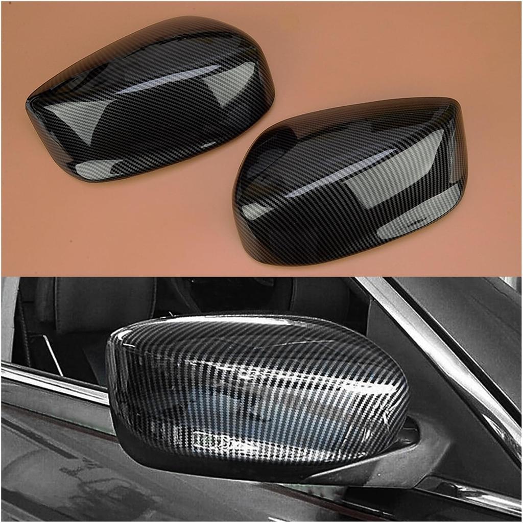 1 Pair Left Right Rearview Mirror Cover Cap Compatible For Acura ILX Sedan 2022 2021 2020 2019 2018 2017 2016 2015 2014 2013