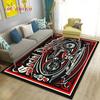 3D Retro Vintage Motorcycle Area Rug Large,Carpet Rug for Living Room Bedroom Sofa Decoration,Doormat Kitchen Non-slip Floor Mat
