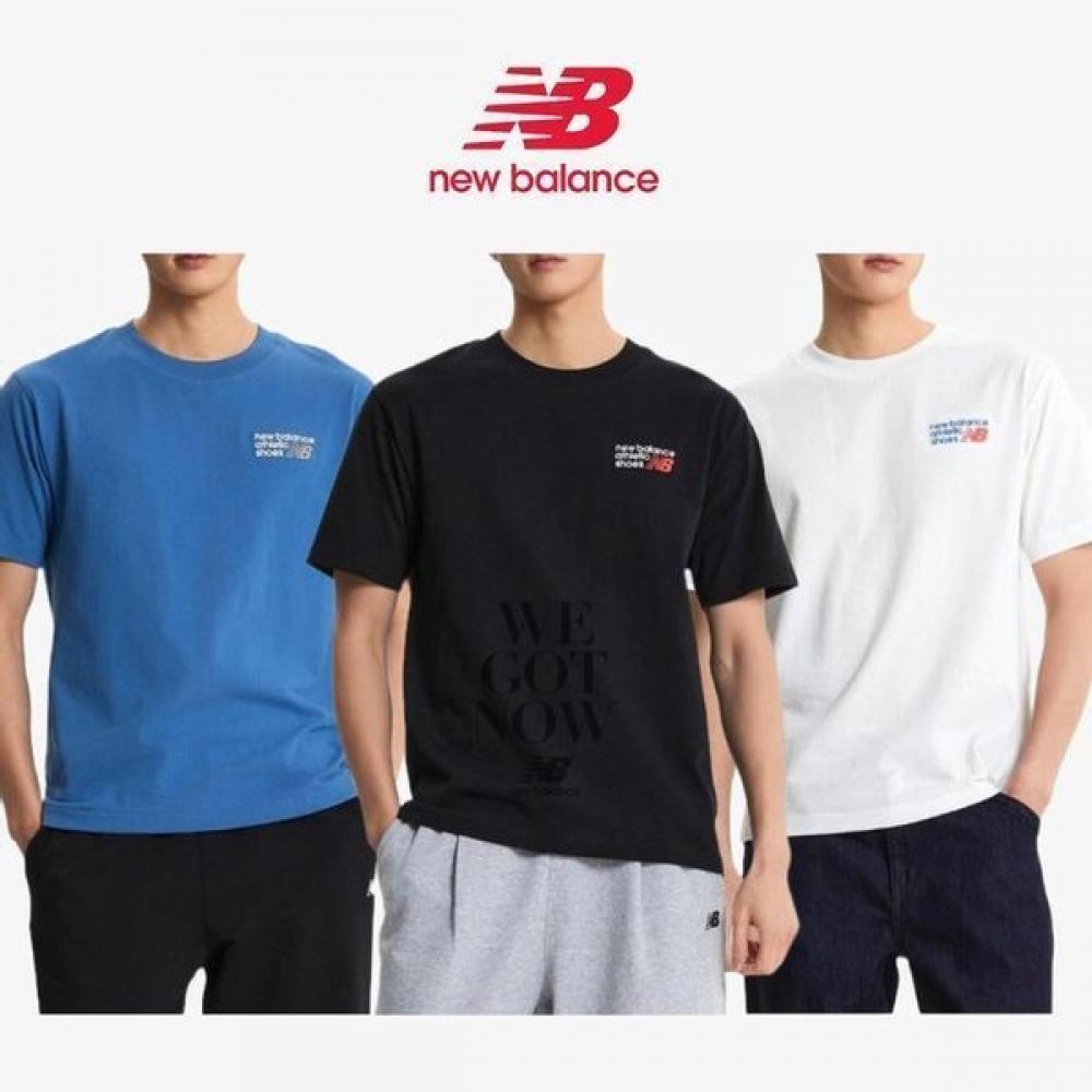

New Balance Unisex Basic Logo Short Sleeve Tee Nbnef22461 white/110