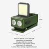 Led Magnetic Clamp Flashlight Rechargeable Ultra-Long-Lasting Outdoor Camping Hiking Light Clip-On Emergency Work Lamp 1Pc