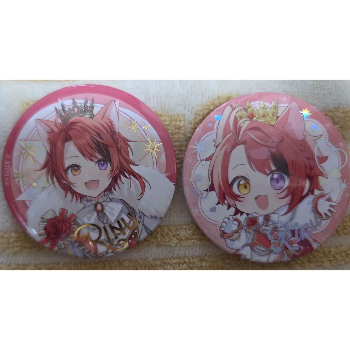 Used Stopuri 10th Anniversary Rinu-kun Can Badge Set