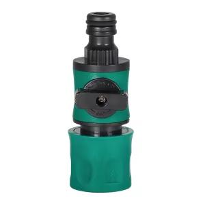 Plastic Valve with Quick Connector for Agriculture Garden Watering Prolong Hose Irrigation Pipe Fittings Hose Adapter Switch