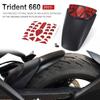 NEUE Für Trident 660 Trident660 Hinten Fender Motorrad Extender Kotflügel Verlängerung Spritzen-schutz Reifen Hugger