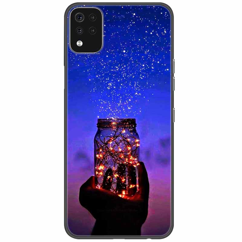 Phone Case For LG K42 K52 K62 Q52 Case Soft Painted Wolf Silicone Black Covers For LG K62 Cases K 42 Shockproof Funda for LGK52