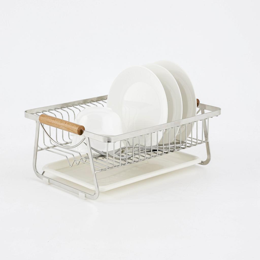 Japanese-style kitchen dish drying rack, countertop dish and utensil storage cabinet, draining rack, storage basket, dish draine