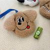 Ins Style Cute Plush Puppy Outdoor Portable Waste Bag Dispenser Carrier Dog Clean Bag Holder Storage Box Bag Accessories