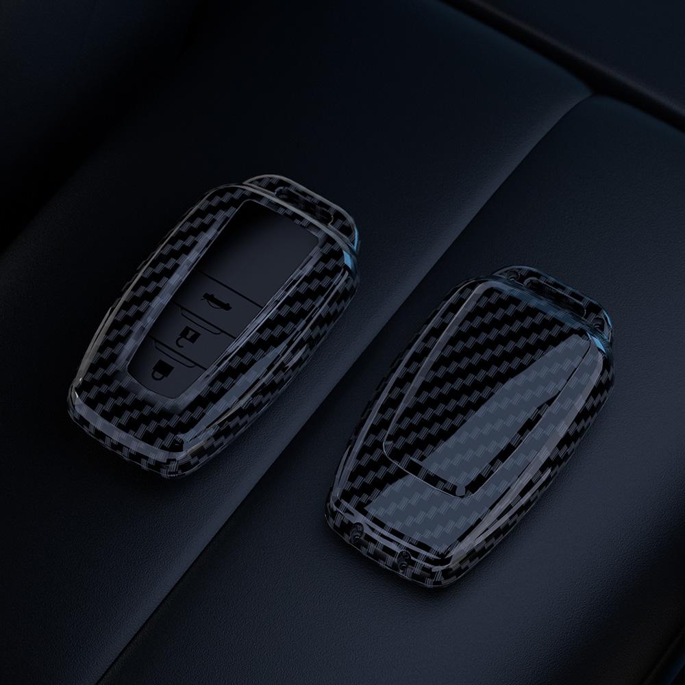 Car Key Case Cover Shell Fob For Toyota Chr Camry Corolla Rav4 Highlander C-Hr Prius Land Cruiser Prado Keychain Accessories
