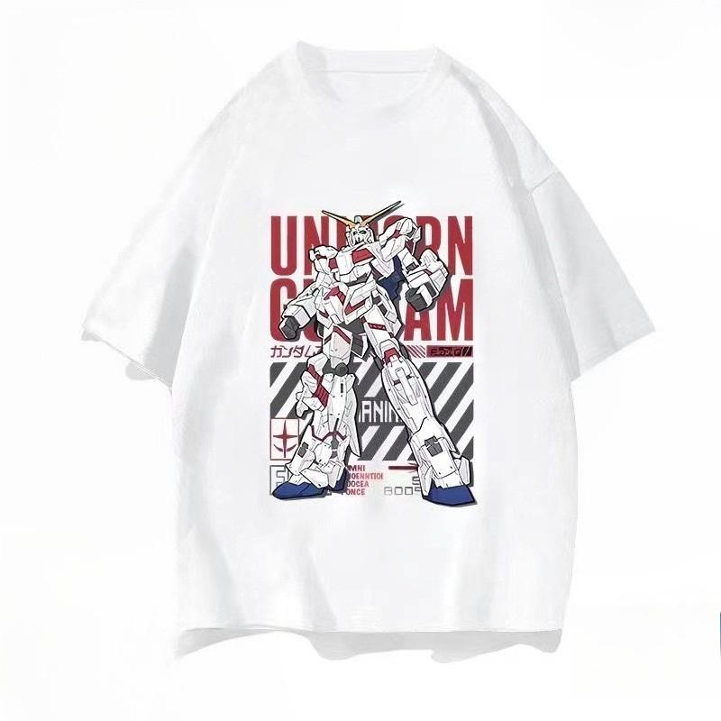 Summer New Style Print Short Sleeve TShirt for Unisex and Women Casual pure Cotton Top Brand Cartoon Anime Summer Wear Streetwear