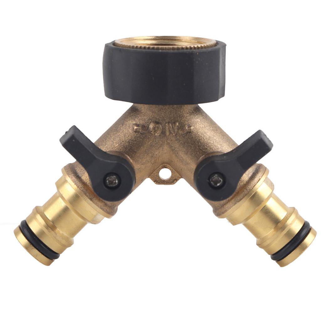 G1 FNPT DN25 Copper Garden Water Hose Connector Water Faucet Splitter Tool Accessories