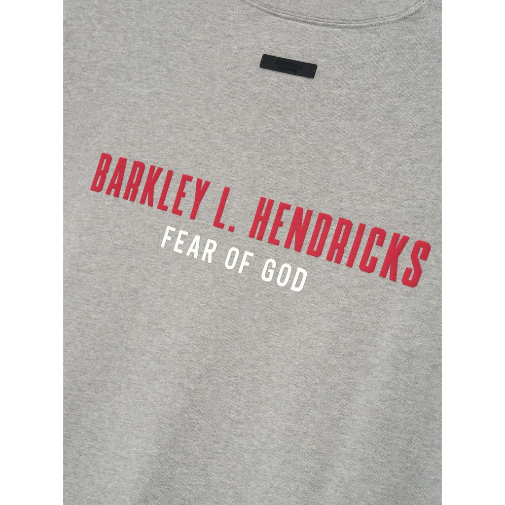 Fear of God Essentials NBA x Barkley Hendricks 90s Tee Concrete Heather Unisex Tops Grey 125BH262202F
