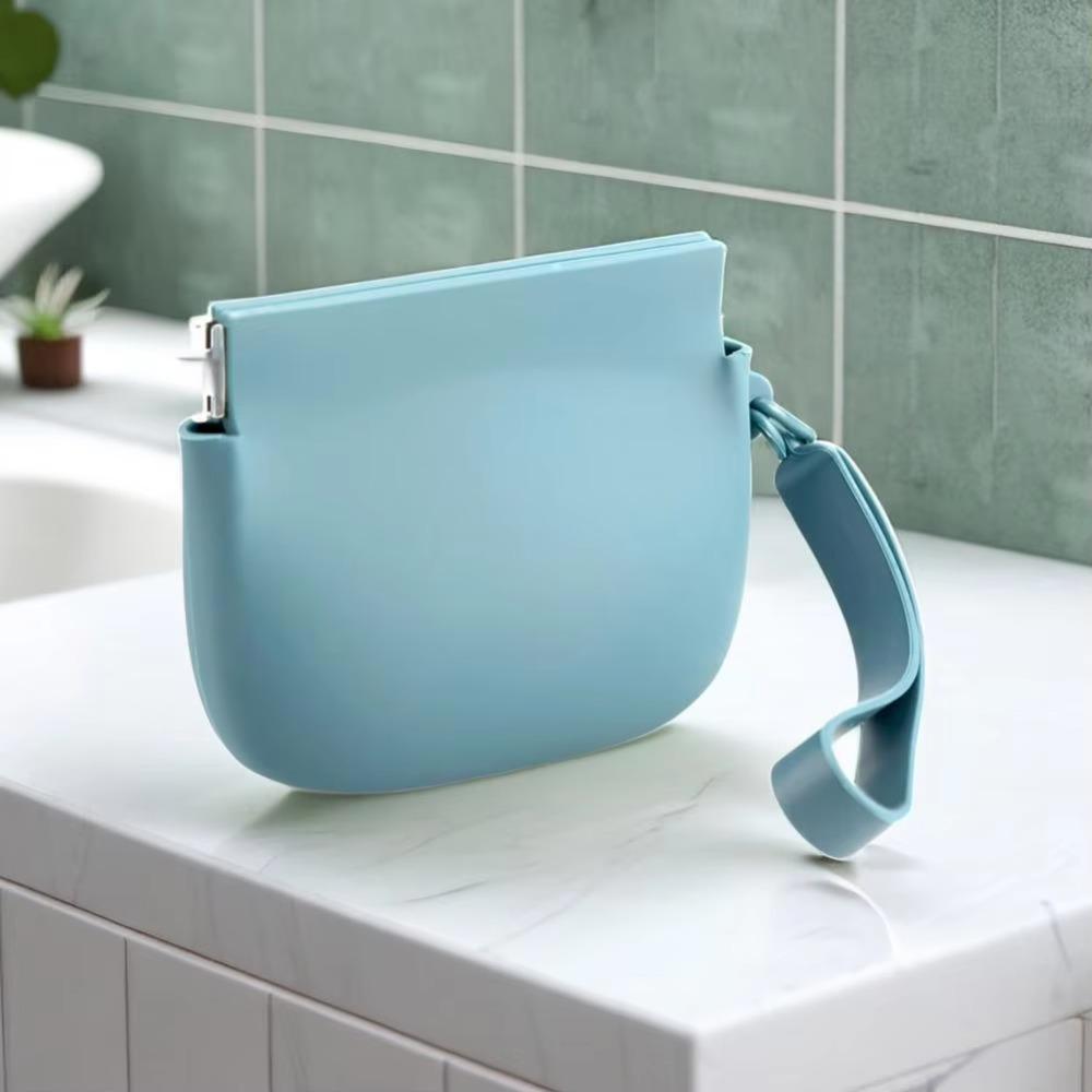 1PC Portable Silicone Coin Purse Earphone Bag Headphone Organizer Mini Sundry Cosmetic Bag Female Lipstick Change Storage Bag