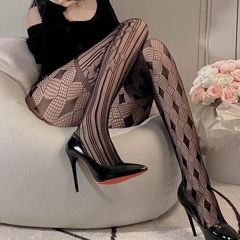 Women's Patterned Tights Fishnet Stockings Pantyhose Stockings Leggings for Party Club Raves