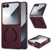 Skin Smooth Case for Samsung Galaxy Z Flip 8 ZFlip 7 6 5 4 3 Lens Protection Magnetic Wireless Charging Anti-Scratch Hard Cover