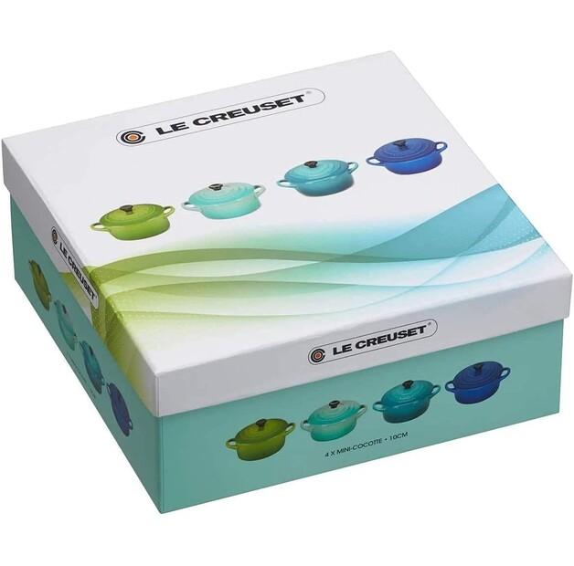 Le Creuset Mini-Cocotte Pot Set, Sea Breeze, 4 Pieces (79212105139100)