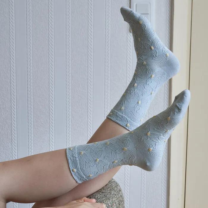 GGRN _ Women's Fashion Casual Point Mid-Length & Long-Length Socks Special Exhibition