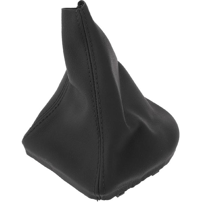 Gear Shift Stick Gaiter for BMW E60 E61 2004-2008 Gear Stick Knob Cover Boot Shift Cover Dustproof Leather 1 Pc Black