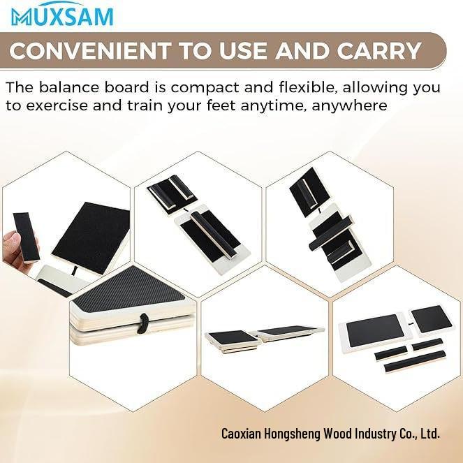 Wooden Yoga Foot Stretcher Ballet Balance Board