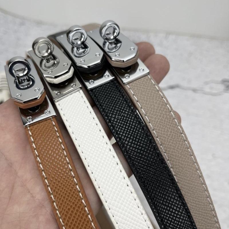Fashionable Metal Adjustable Buckle Slim Belt for Women Perfect for Casual and Business Outfits