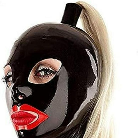 Latex Sensual Headgear & Masks: Adult Role-Playing Costumes & Fetish Wigs