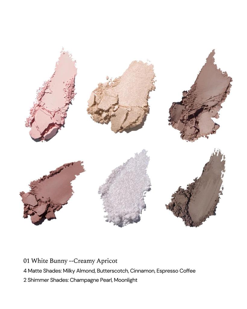 Flower Knows Bunny Garden Collection 6-Color Makeup Palette
