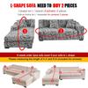 Floral Sofa Cover for Living Room Elastic Stretch Sectional Corner Couch Cover Sofa Towel Slipcovers L Shape needs to buy 2pcs