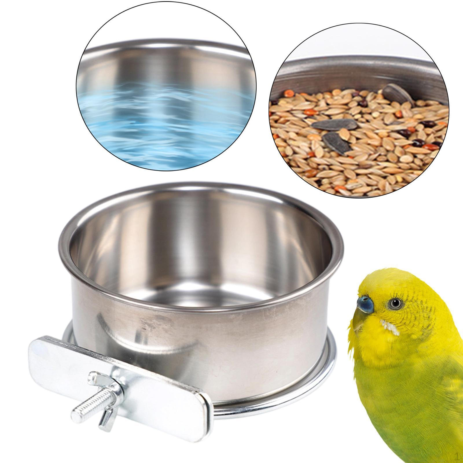 

Миска для кормления птиц Чашка Кормушка для попугаев Съемная миска для еды Клетка Миски для воды Шиншилла Diameter 12cm