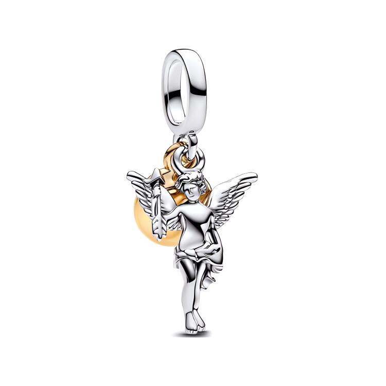 Pandora Cupid Sculpture Design Pendant Women pendant Silver 763663C00 Box