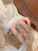 925 Sterling Silver Exquisite Butterfly Diamond Ring – Elegant and Adjustable for Women