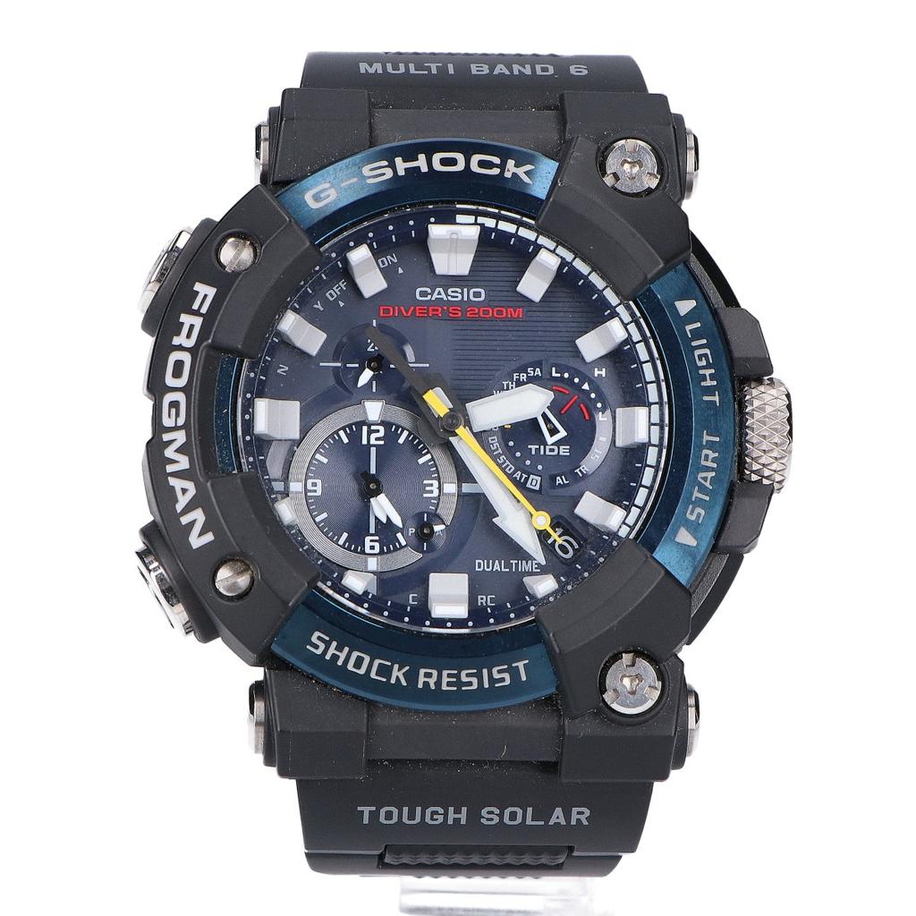 G-SHOCK GWF-A1000C-1AJF MASTER OF G Frogman Watches Black X blueUsed