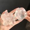 1/6 Peças Bola de Óleo de Coco Moldável para Apertar Alívio da Ansiedade Molde DIY Bola de Estresse Moldável Bola Transparente de Subida Lenta Elástica Brinquedo Sensorial Fidget