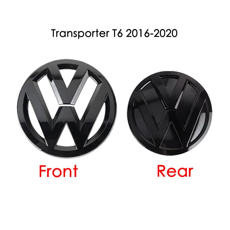 2pc For VolkswagenT5 T6 Car Hood Front Grill Emblem Tail Trunk Logo Cover Decoration For VW Transporter T5 T6 2010-2020 sportvan zd6