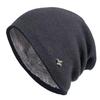 Simple Style Warm Winter Hat Thick Knit Outdoor Sports Hat Simple Thick Knitted Hat  Outdoor Sports