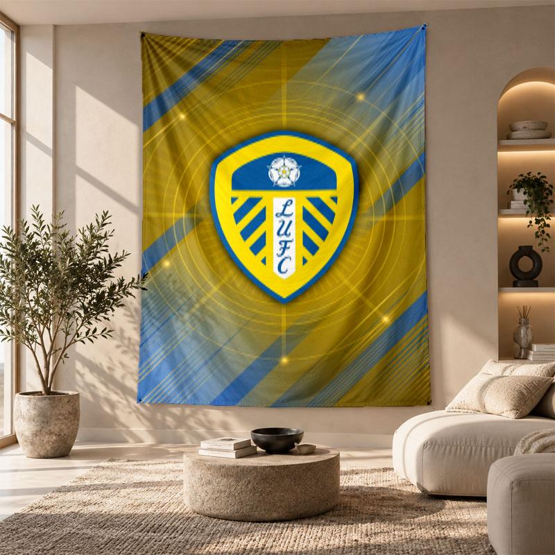 Decorative Tapestry,Leeds United Printed Wall Art, Lightweight Wall Hanging For Bedroom Background