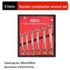 Dual-Purpose Automatic Two-Way Ratchet Wrench Set - Quick Double-Ended Open-End Plum Wrench Tool Kit