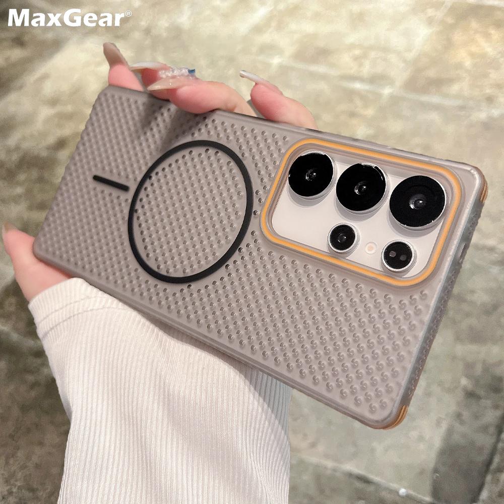Heat Dissipation Ultra-Thin Magnetic Case for Samsung Galaxy S25 S24 Plus Ultra S25Plus S25Plus Shockproof PC forMagsafe Cover