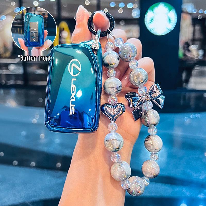 Key Case for Lexus RX300H, NX300, ES250, LX570, and ES200 Models