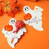 Cute & Pumpkin Design with Happy Halloween Text, Paper Party Supplies for DIY Crafts, Fall Autumn Christmas Party Decor
