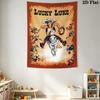 Lucky Luke Pride Wall Tapestry Aesthetic Wall Hanging Printed Fabric Blanket Decorative Tapestries for Bedroom Living Room Home Decor