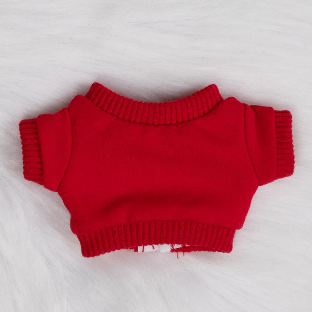 17cm Labubu Macaron Hoodie Puppenkleidung (Ohne Hut, mit Reißverschluss) – Anpassbares Muster