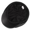 Men's Octagonal Genuine Leather Winter Warm Duckbill Hat