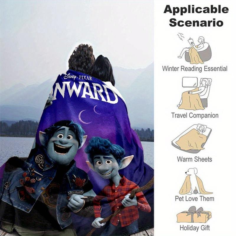 1pc, Onward Movie Merchandise: Home Decorative Blanket Perfect for Couch, Bedroom, Living Room, Travel, Camping