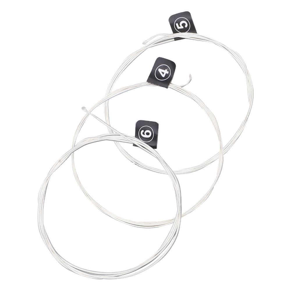 3Sets Nylon Core Classical Guitar Strings Silver Full Set Strings For Guitarists