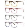 Turezing Reading Glasses for Men and Women Square Frames HD Lenses Ultra Lightweight Presbyopia Glasses