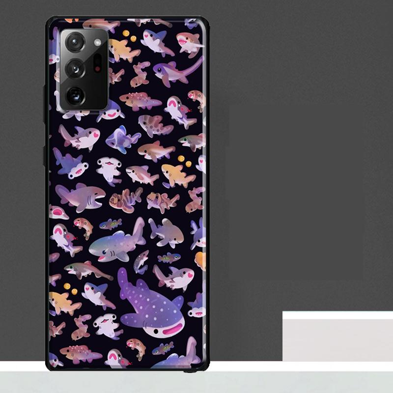 whale sharks Case For Samsung Galaxy S24 Ultra S23 S22 S21 S25 Ultra S9 S10 S20 Plus S25 FE Phone Cover
