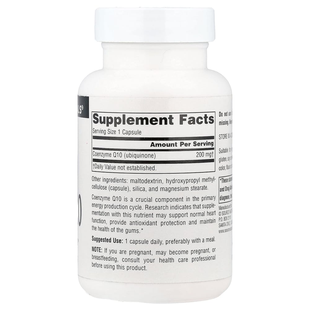 Source Naturals Coenzyme Q10 200mg Capsules, 60 Count