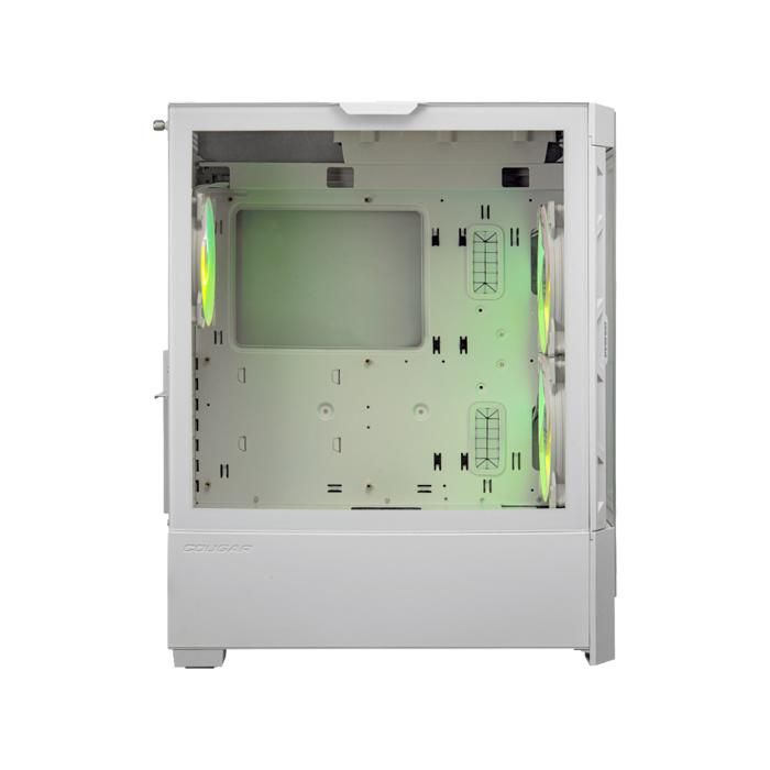 Boitier PC Gaming - Cougar Gaming - DUOFACE RGB WHITE - Comprend 2 ventilateurs ARGB de 140 mm, un ventilateur ARGB de 120 mm