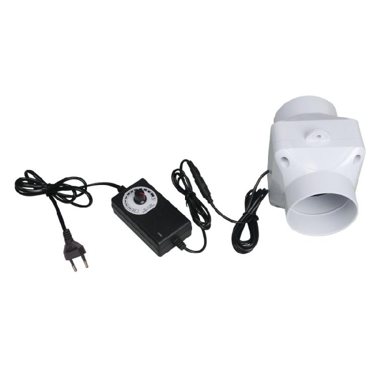 75mm PVC Ventilator Pijpleiding Afzuigventilator Inbouw Luchtblazers voor Keuken Badkamer Fabriek