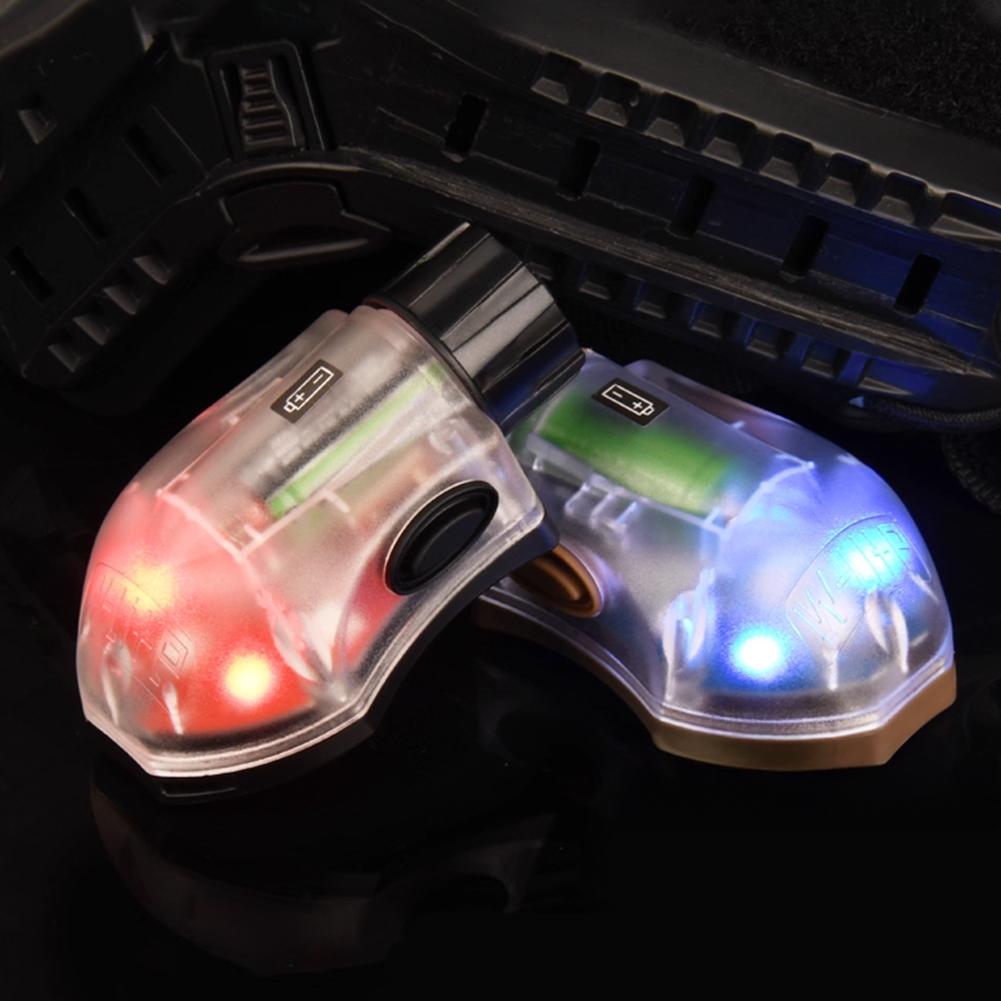 1Pc Sport Helmet Light Strobe Outdoor Hiking Hunting Survival Safety Signal Flash LAMP Waterproof Tactical Helmet Ladybird Light