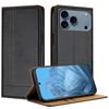For iPhone 17 Pro Max Case L-Shaped Grid Pattern Leather Stand Phone Cover with Card Slots